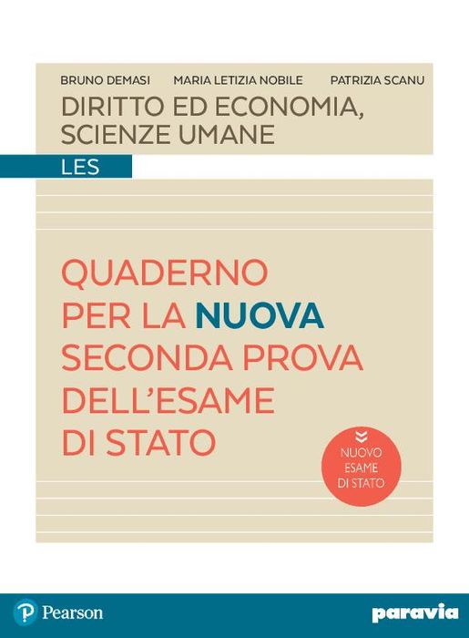 DIRITTO, ECONOMIA, SCIENZE UMANE QUAD. 2° PROVA ESAME STATO